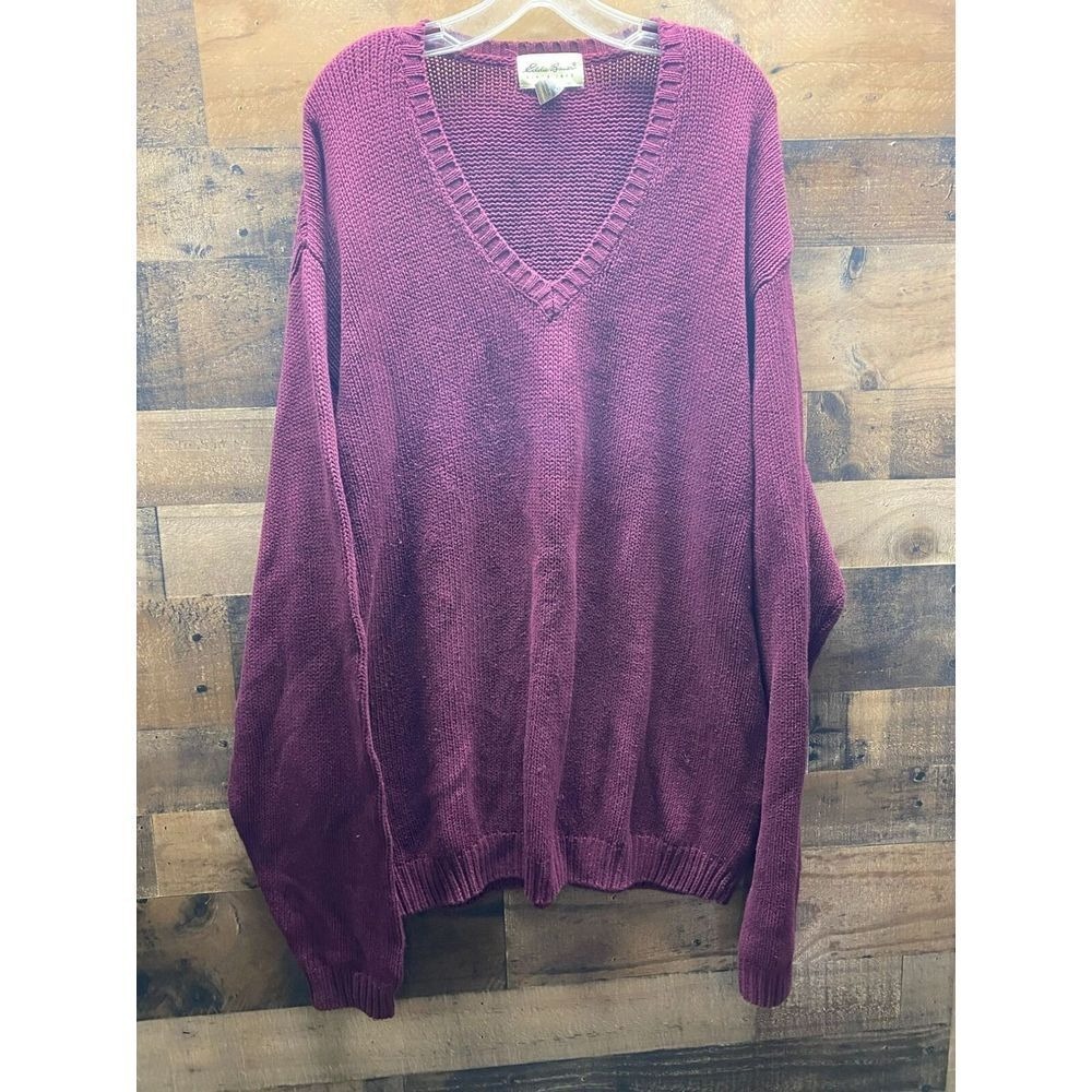 Eddie Bauer Crochet Knit Sweater Size X-Large